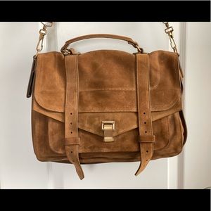 Proenza Schouler suede leather bag (PS1 Meadium)